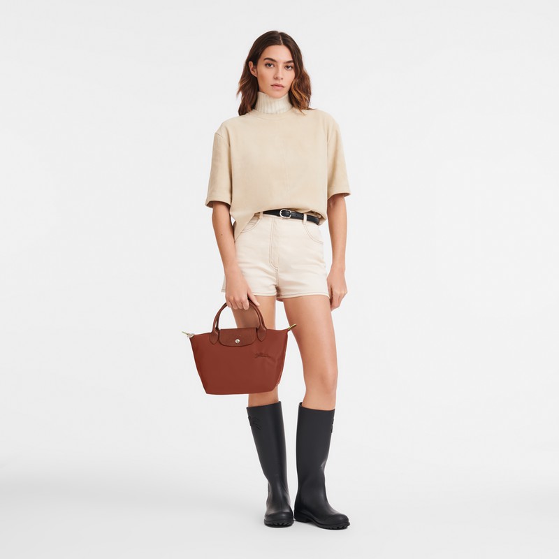 Sac a Main Longchamp Le Pliage Green S Femme Marron Soldes | L1621919404