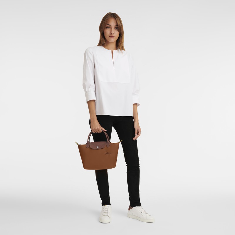 Sac a Main Longchamp Le Pliage Green S Femme Marron Soldes | L1621919504