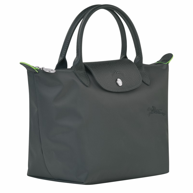 Sac a Main Longchamp Le Pliage Green S Femme Grise Foncé Soldes | L1621919P66