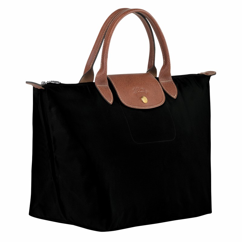 Sac a Main Longchamp Le Pliage Original M Femme Noir Soldes | L1623089001
