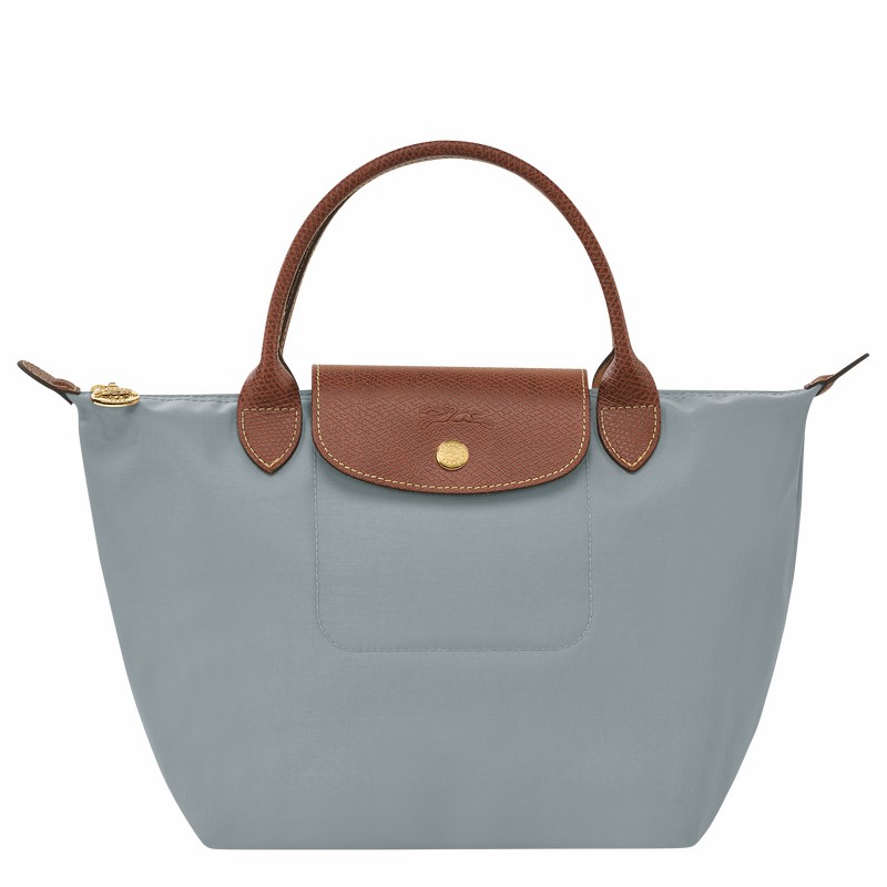 Sac a Main Longchamp Le Pliage Original S Femme Grise Soldes | L1621089P80