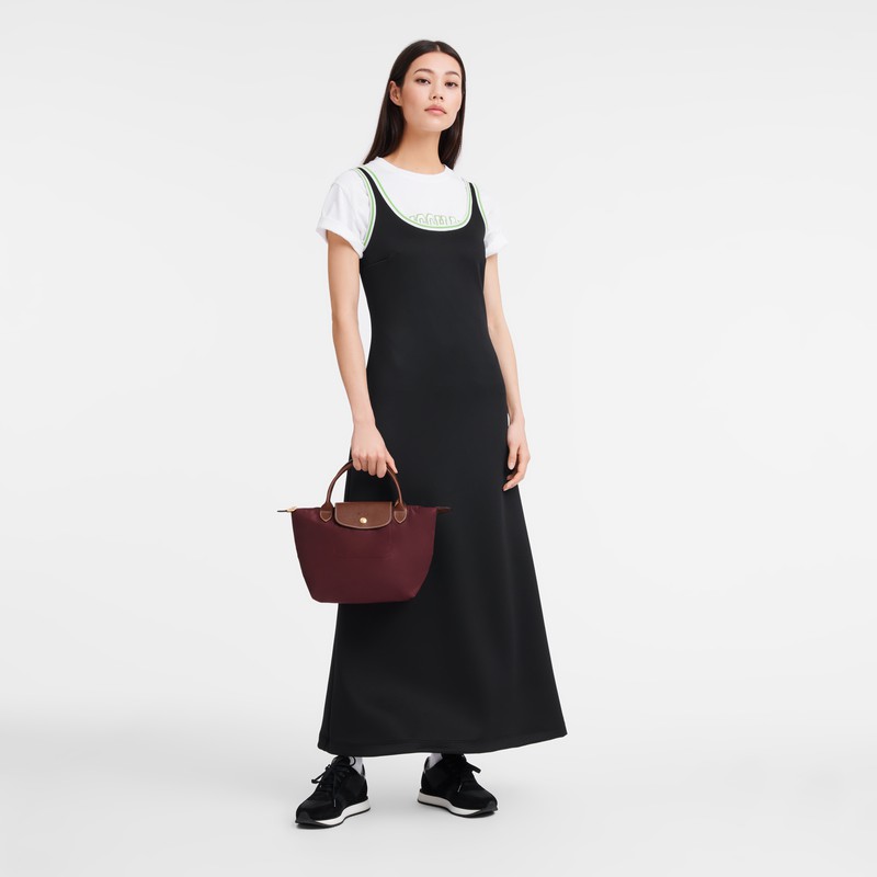 Sac a Main Longchamp Le Pliage Original S Femme Bordeaux Soldes | L1621089P87