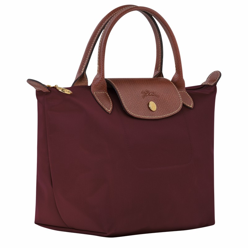 Sac a Main Longchamp Le Pliage Original S Femme Bordeaux Soldes | L1621089P87
