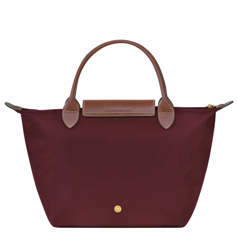 Sac a Main Longchamp Le Pliage Original S Femme Bordeaux Soldes | L1621089P87