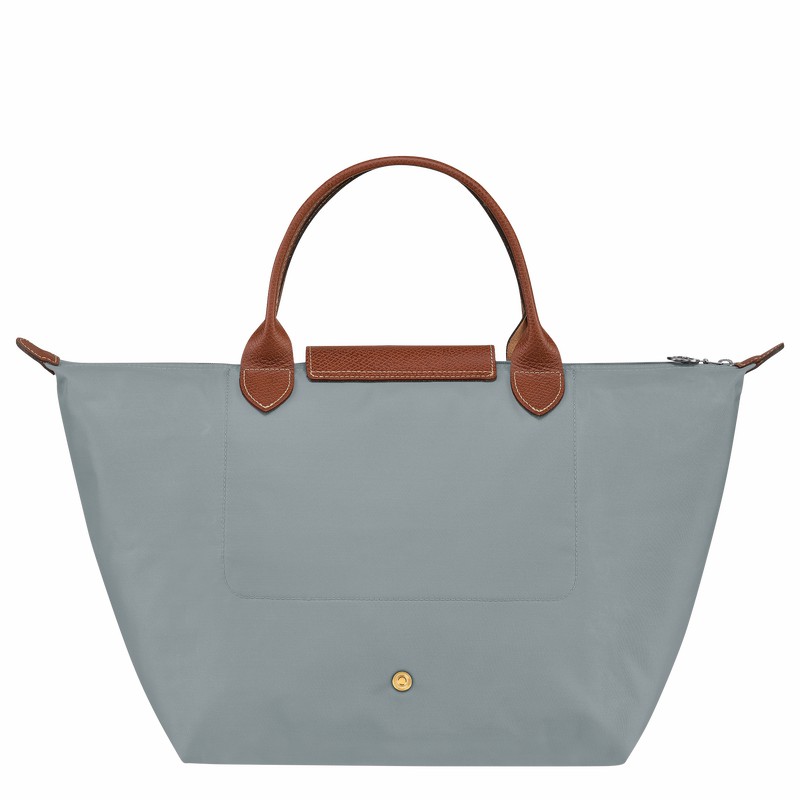Sac a Main Longchamp Le Pliage Original M Femme Grise Soldes | L1623089P80