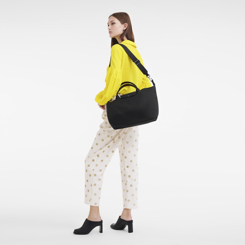 Sac a Main Longchamp Le Pliage Xtra L Homme Noir Soldes | 10201987001-