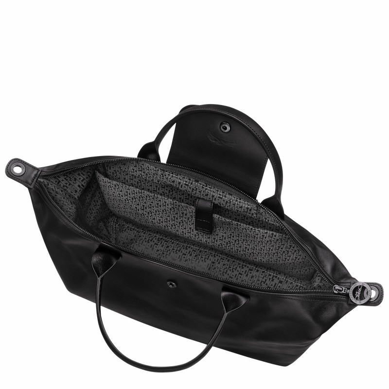 Sac a Main Longchamp Le Pliage Xtra L Homme Noir Soldes | 10201987001-