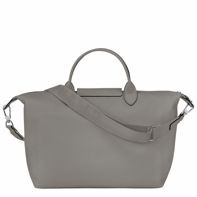 Sac a Main Longchamp Le Pliage Xtra L Homme Grise Soldes | 10201987P55-