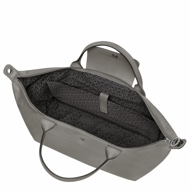 Sac a Main Longchamp Le Pliage Xtra L Homme Grise Soldes | 10201987P55-
