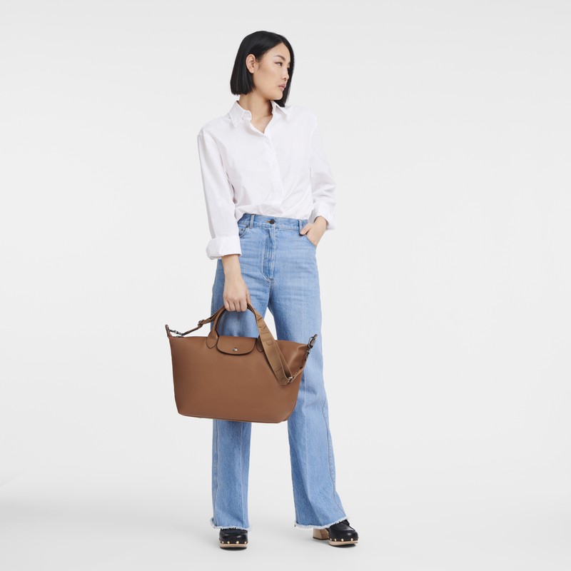 Sac a Main Longchamp Le Pliage Xtra L Homme Marron Soldes | 10201987504-