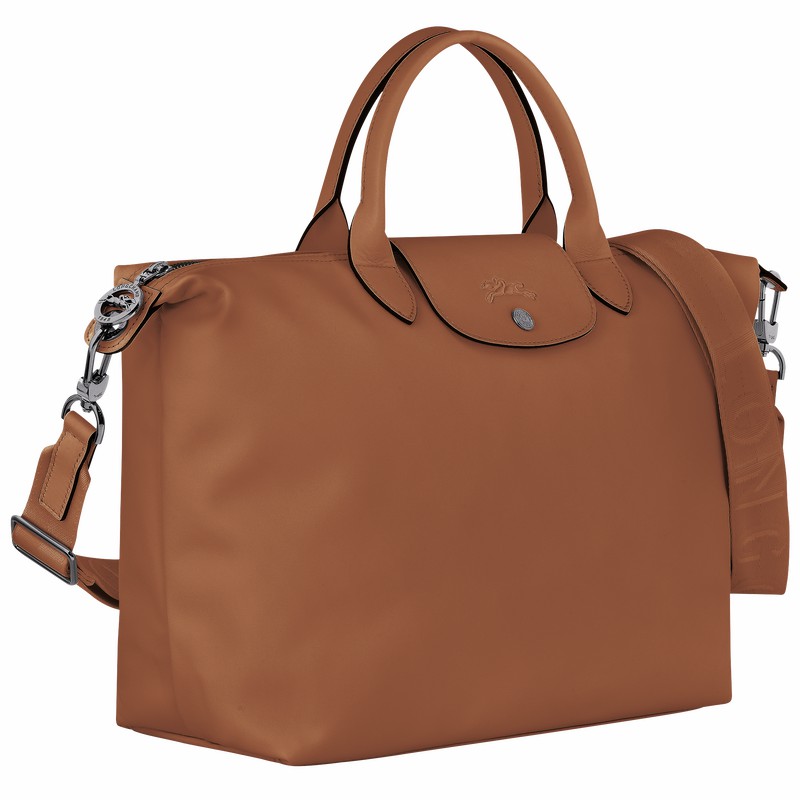Sac a Main Longchamp Le Pliage Xtra L Homme Marron Soldes | 10201987504-