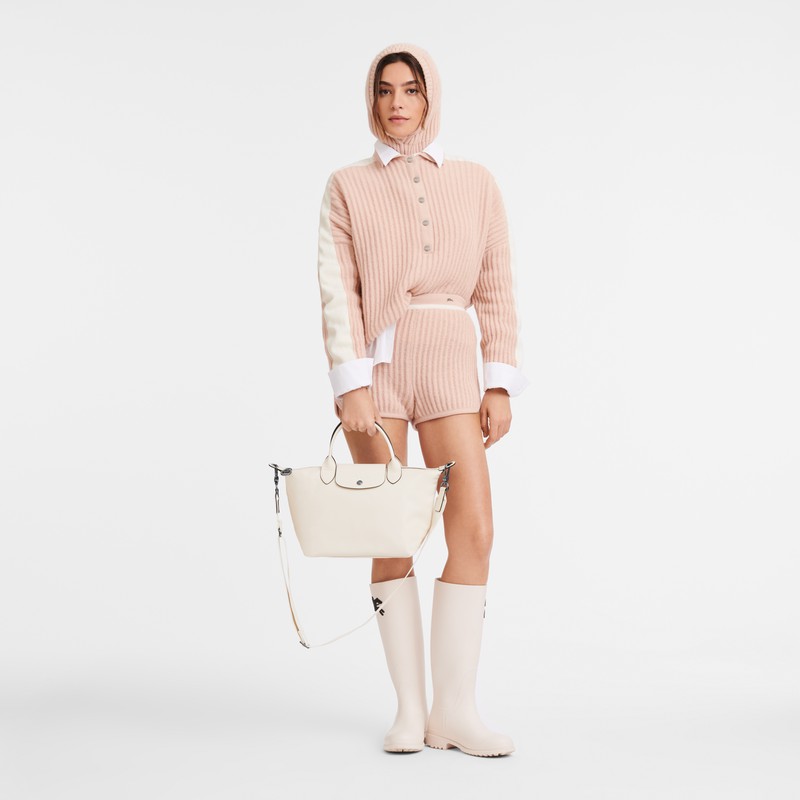 Sac a Main Longchamp Le Pliage Xtra S Femme Blanche Soldes | L1512987037
