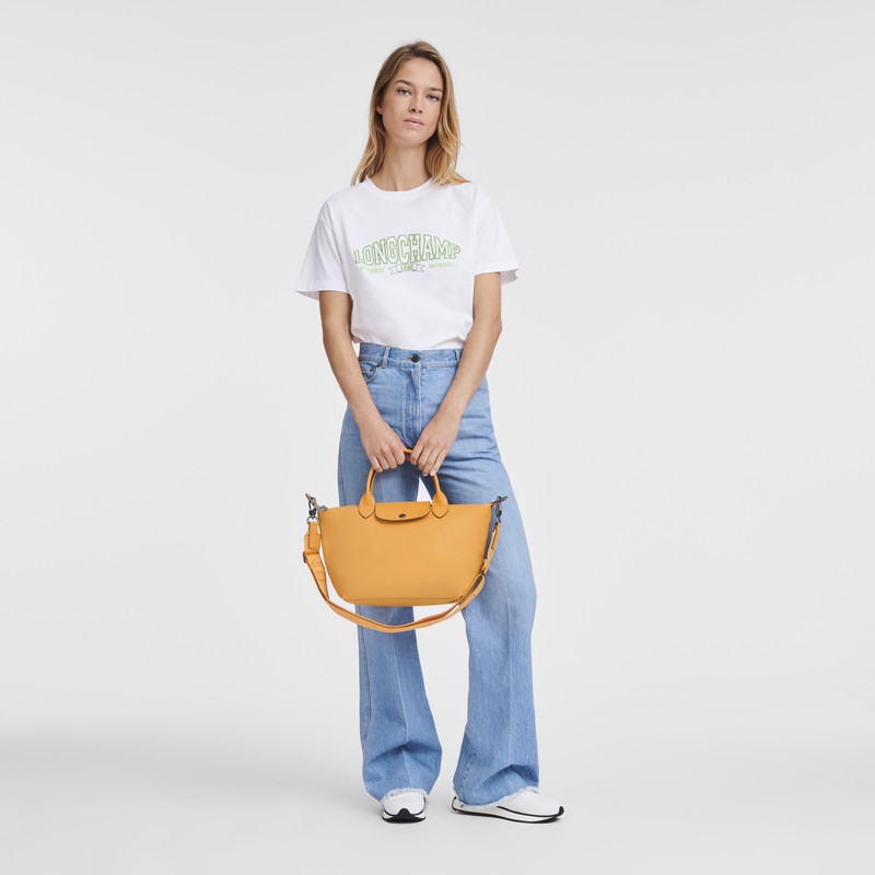 Sac a Main Longchamp Le Pliage Xtra S Femme Abricot Soldes | L1512987222
