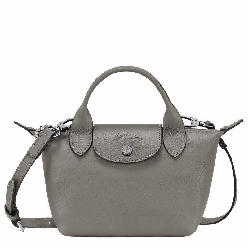 Sac a Main Longchamp Le Pliage Xtra XS Femme Grise Soldes | L1500987P55