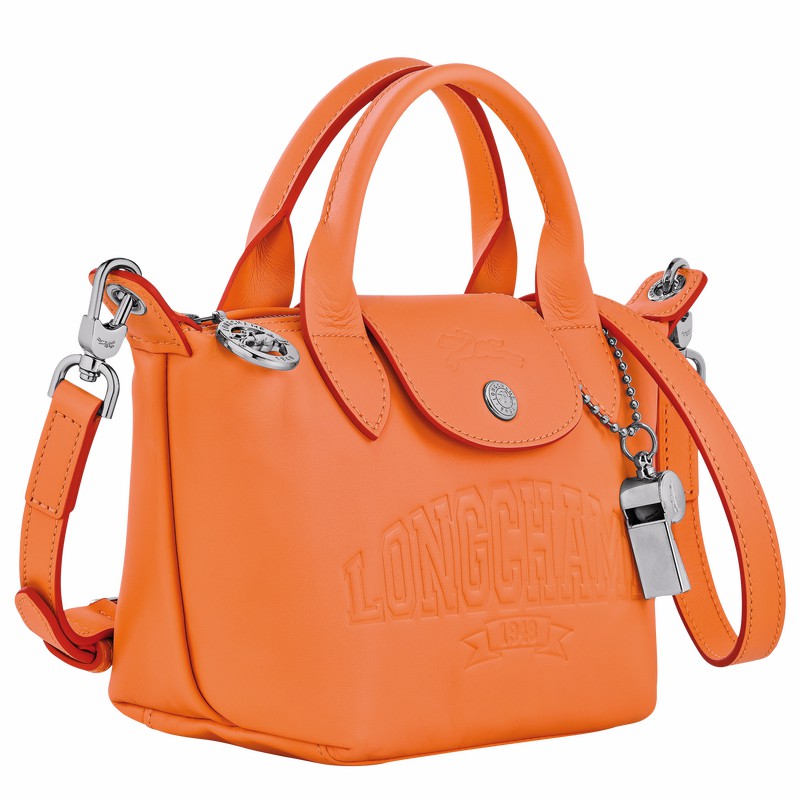 Sac a Main Longchamp Le Pliage Xtra XS Femme Orange Soldes | L1500HEY017
