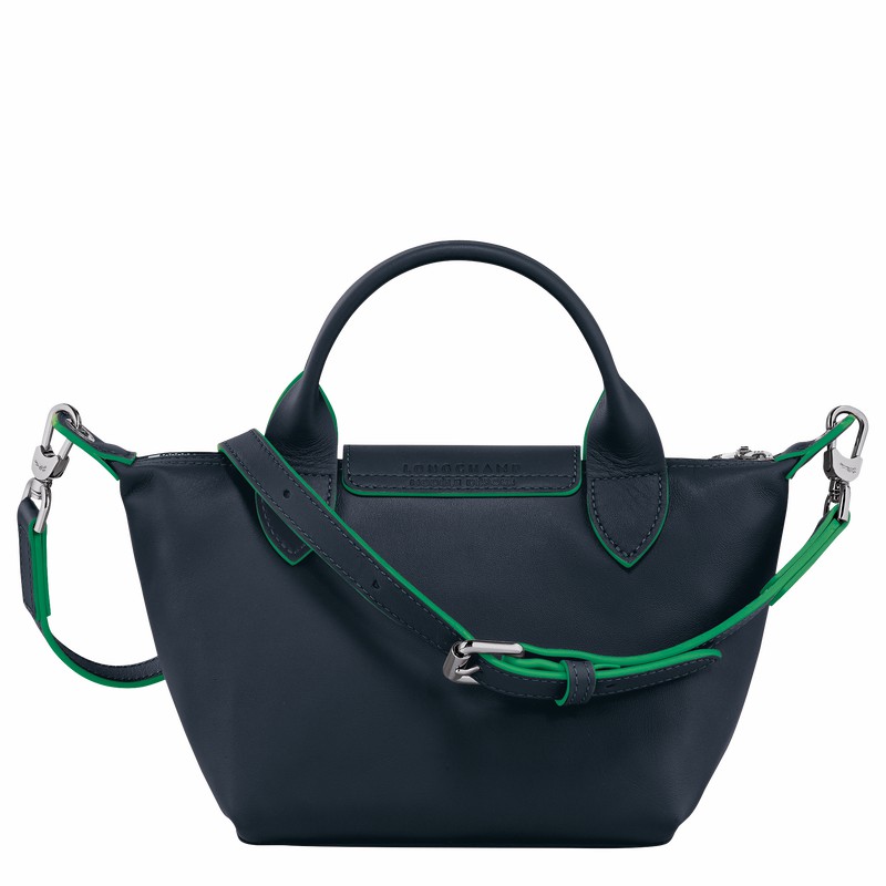 Sac a Main Longchamp Le Pliage Xtra XS Femme Bleu Marine Soldes | L1500HEY556