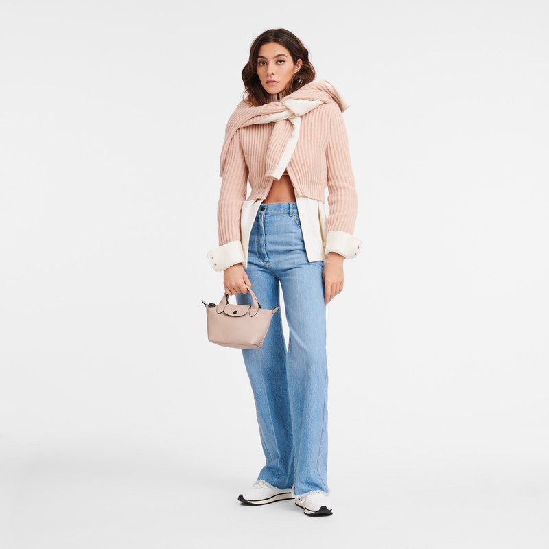 Sac a Main Longchamp Le Pliage Xtra XS Femme Beige Soldes | L1500987542
