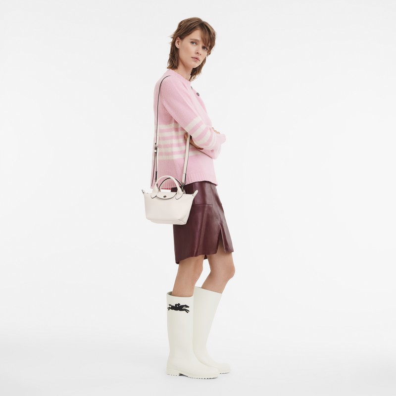 Sac a Main Longchamp Le Pliage Xtra XS Femme Blanche Soldes | L1500987037