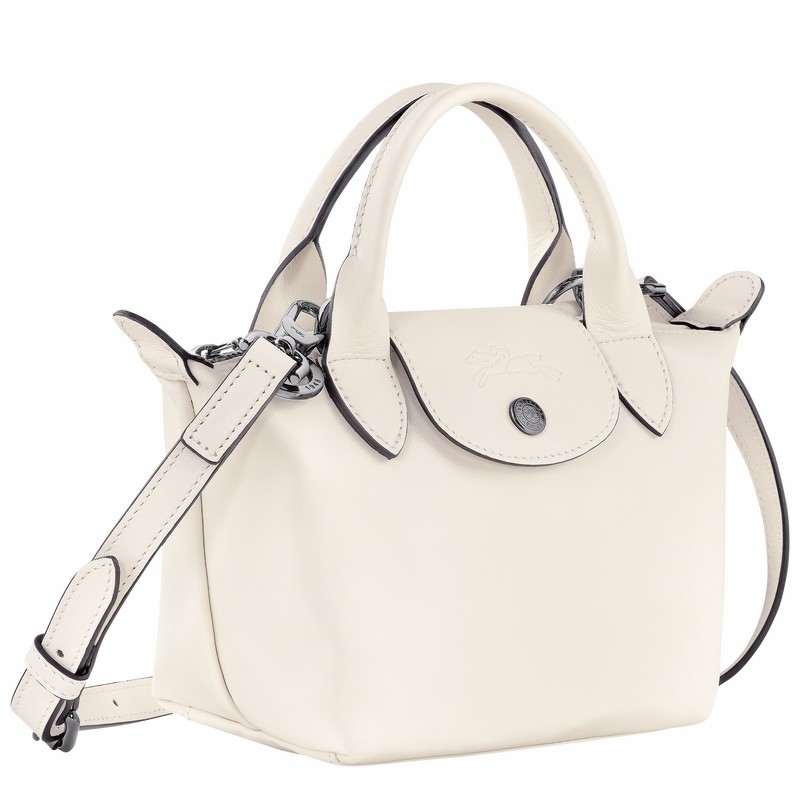 Sac a Main Longchamp Le Pliage Xtra XS Femme Blanche Soldes | L1500987037