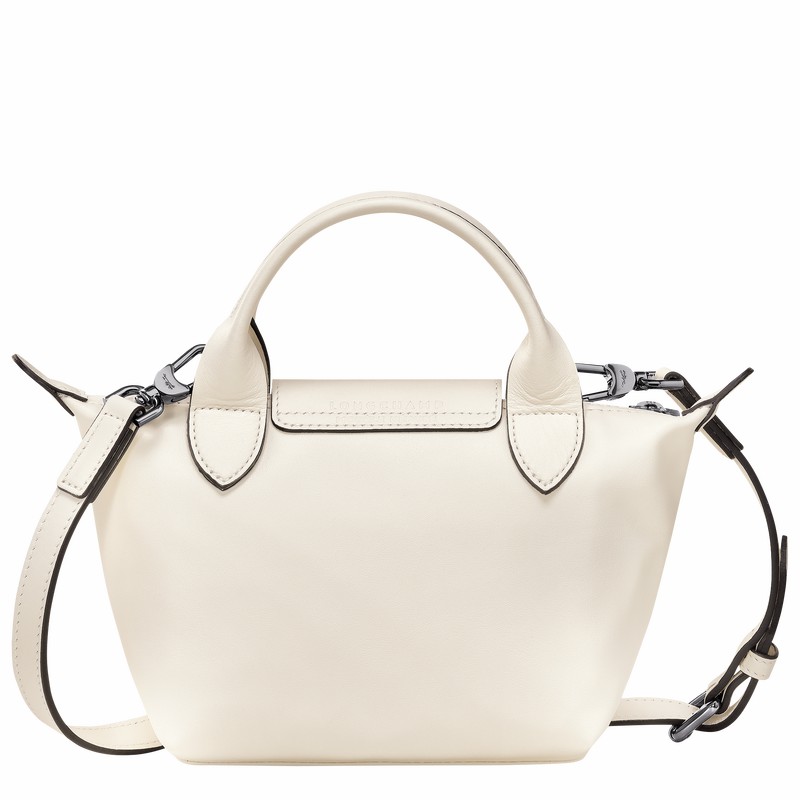 Sac a Main Longchamp Le Pliage Xtra XS Femme Blanche Soldes | L1500987037
