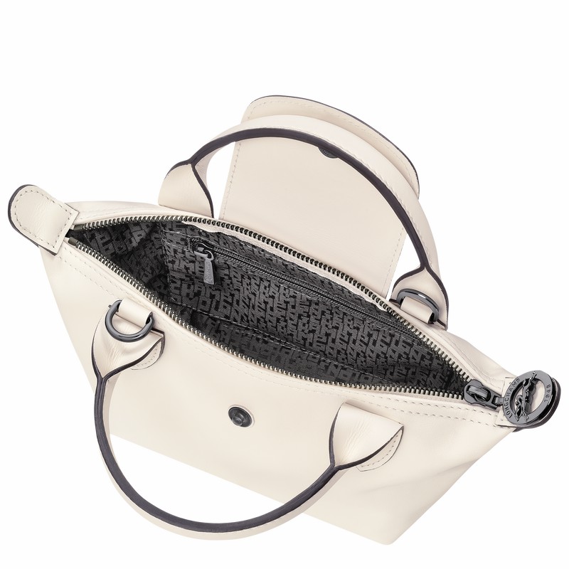 Sac a Main Longchamp Le Pliage Xtra XS Femme Blanche Soldes | L1500987037