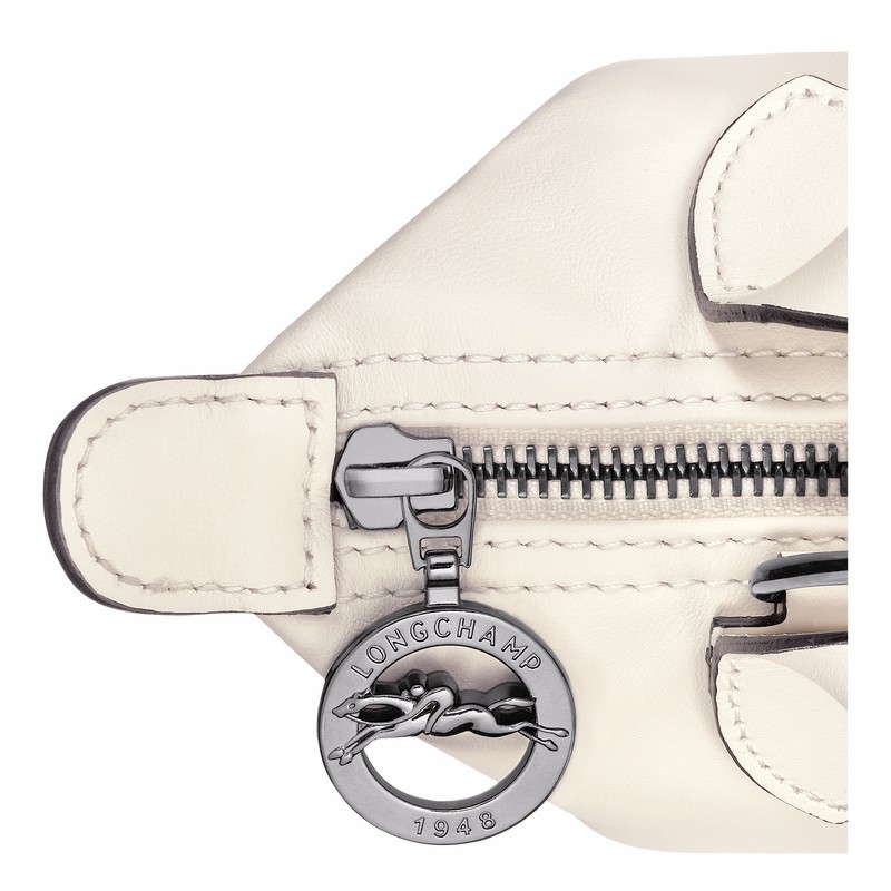 Sac a Main Longchamp Le Pliage Xtra XS Femme Blanche Soldes | L1500987037