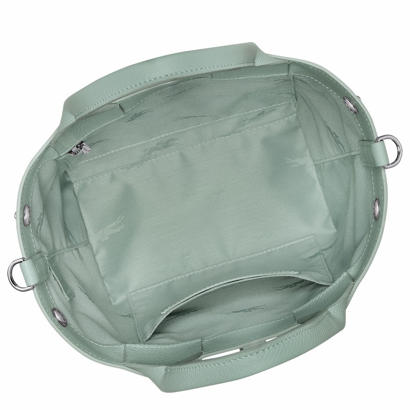 Sac a Main Longchamp Le Roseau S Femme Céladon Soldes | 10273HFP282