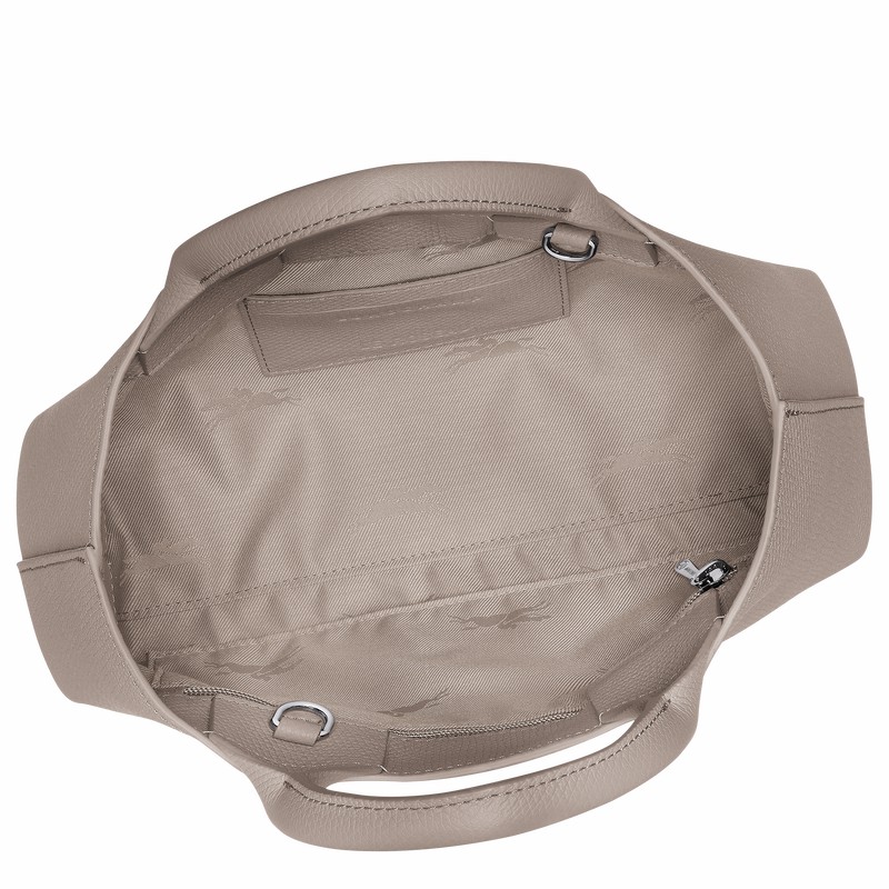 Sac a Main Longchamp Le Roseau S Femme Grise Soldes | 10280HFP266