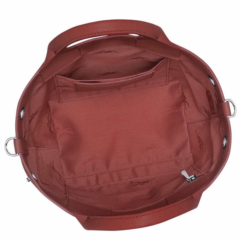 Sac a Main Longchamp Le Roseau S Femme Marron Soldes | 10273HFP404
