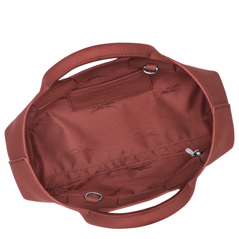 Sac a Main Longchamp Le Roseau S Femme Marron Soldes | 10280HFP404