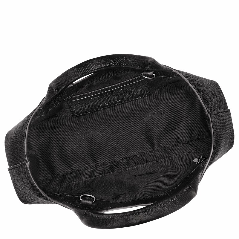 Sac a Main Longchamp Le Roseau S Femme Noir Soldes | 10280HFP001