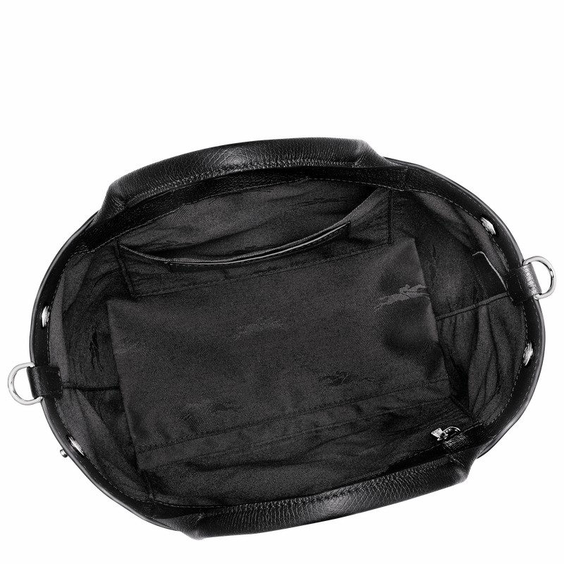 Sac a Main Longchamp Le Roseau S Femme Noir Soldes | 10273HFP001