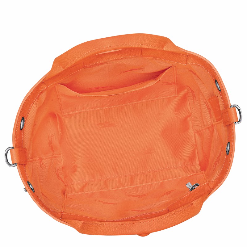 Sac a Main Longchamp Le Roseau S Femme Orange Soldes | 10273HFP017