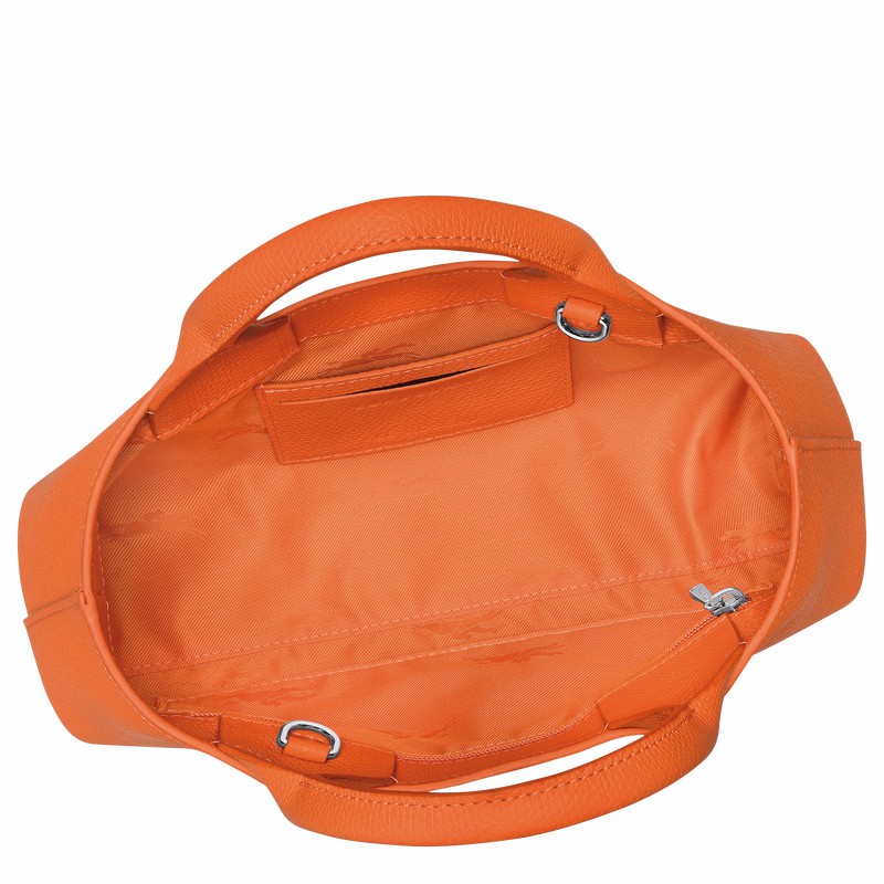 Sac a Main Longchamp Le Roseau S Femme Orange Soldes | 10280HFP017