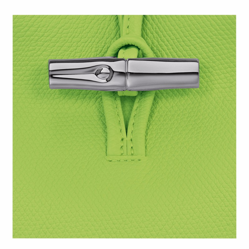 Sac a Main Longchamp Le Roseau S Femme Vert Soldes | 10273HFP355