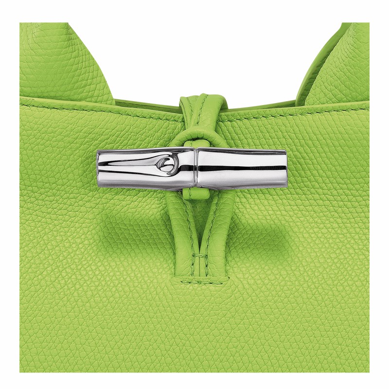 Sac a Main Longchamp Le Roseau S Femme Vert Soldes | 10280HFP355