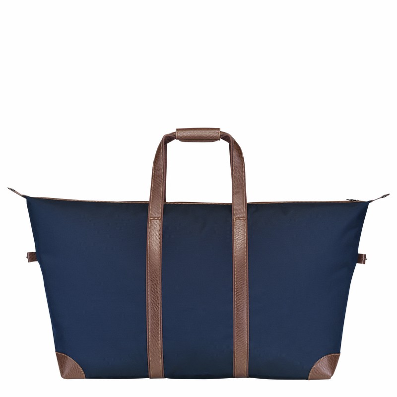 Sac de Voyage Longchamp Boxford L Homme Bleu Soldes | L1223080127-