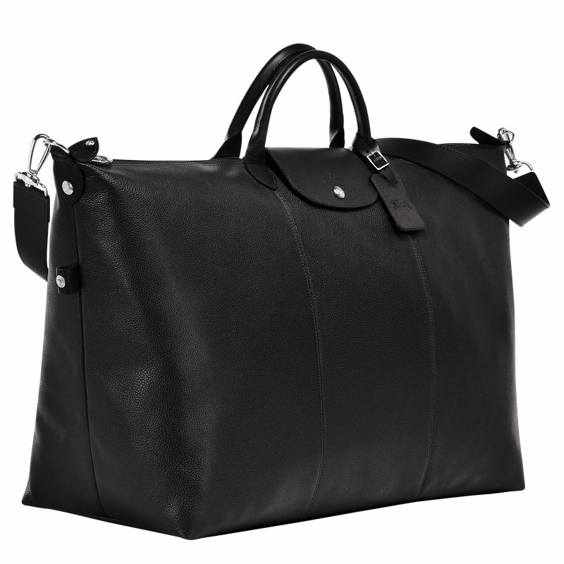 Sac de Voyage Longchamp Le FOULONNÉ S Homme Noir Soldes | L1624021047-