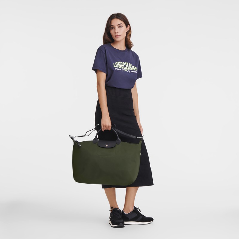 Sac de Voyage Longchamp Le Pliage Energy S Femme Kaki Soldes | L1624HSR892