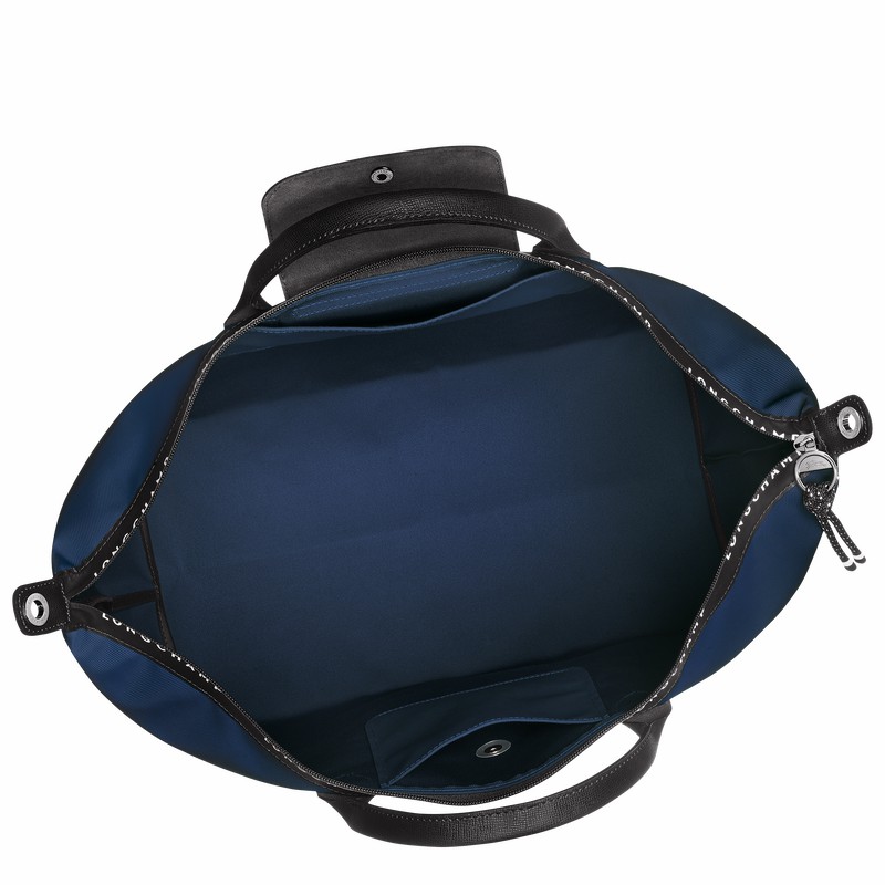 Sac de Voyage Longchamp Le Pliage Energy S Femme Bleu Marine Soldes | L1624HSR006