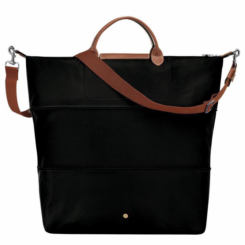 Sac de Voyage Longchamp Le Pliage Original expandable Homme Noir Soldes | L1911089001-