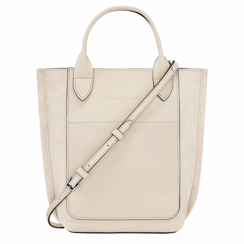 Sacs Fourre Tout Longchamp Cabas Longchamp XS Femme Beige Soldes | 10276HFO237