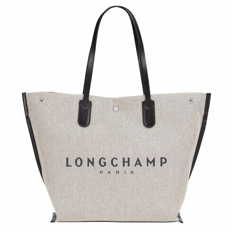 Sacs Fourre Tout Longchamp Essential L Femme Blanche Soldes | 10090HSG037
