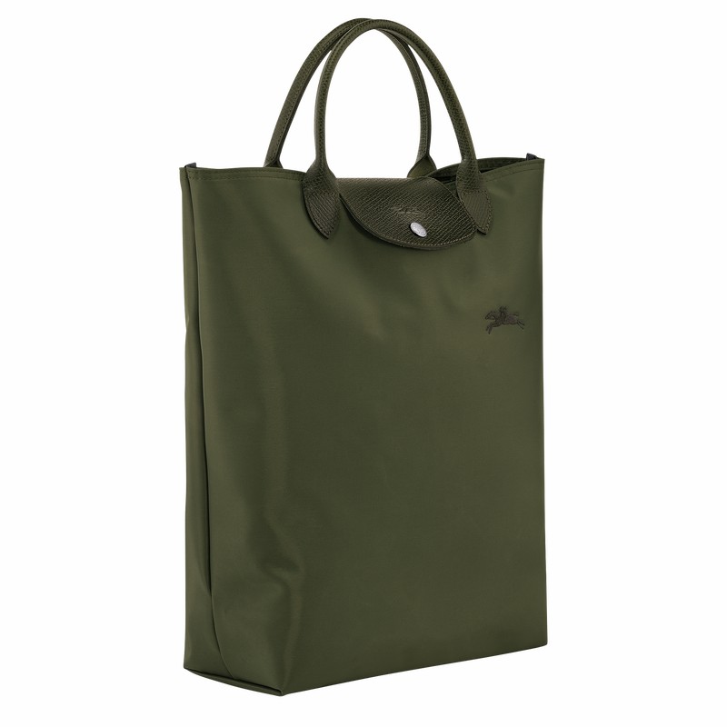 Sacs Fourre Tout Longchamp Le Pliage Green M Femme Vert Soldes | 10168919479