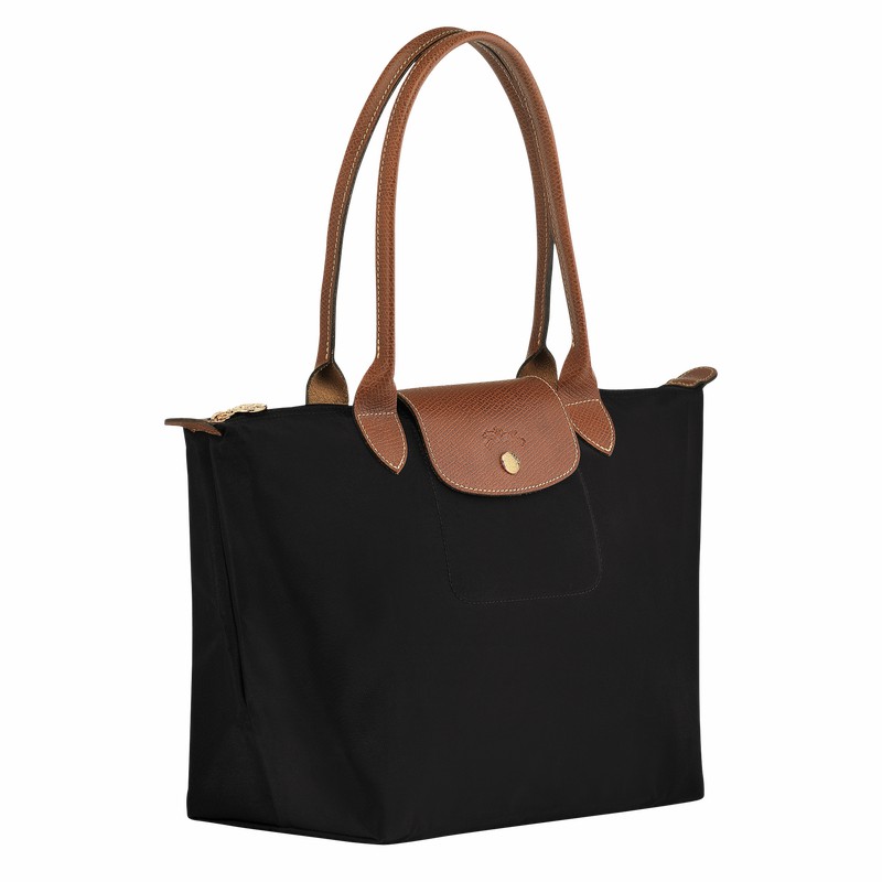 Sacs Fourre Tout Longchamp Le Pliage Original M Femme Noir Soldes | L2605089001