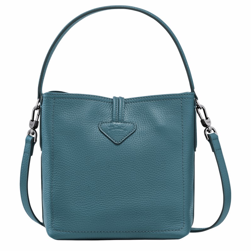 Sacs Seau Longchamp Le Roseau Essential XS Femme Paon Soldes | 10159968P89