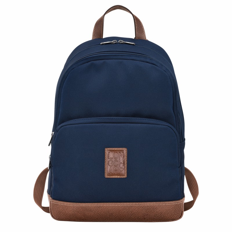 Sacs à Dos Longchamp Boxford Homme Bleu Soldes | L1475080127