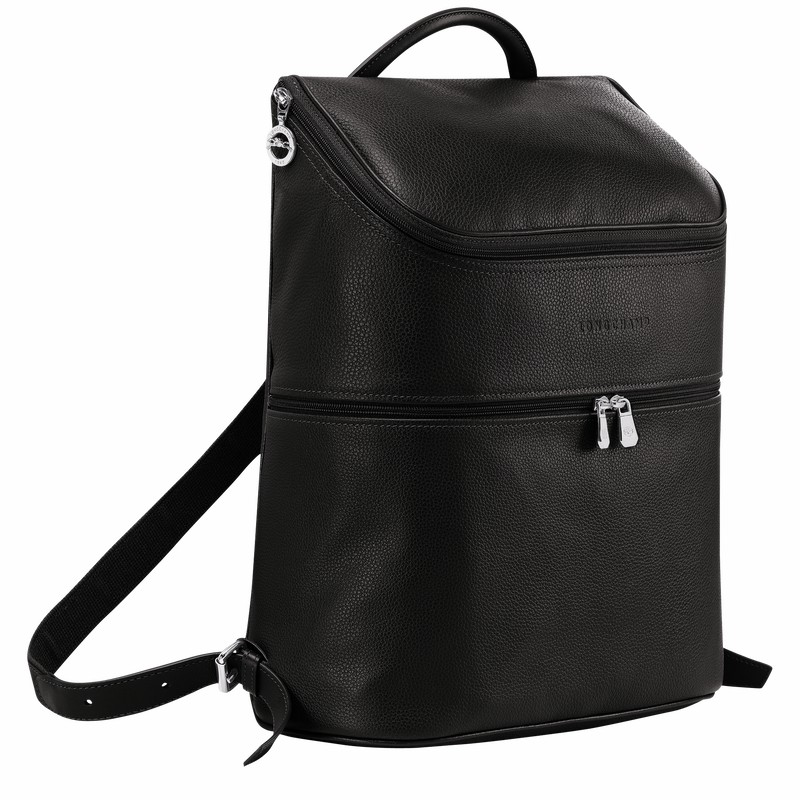 Sacs à Dos Longchamp Le FOULONNÉ Homme Noir Soldes | L1617021047-
