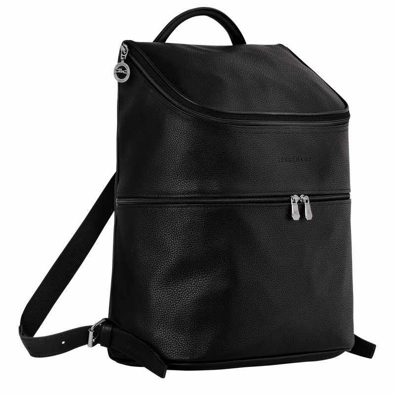 Sacs à Dos Longchamp Le FOULONNÉ Homme Noir Soldes | L1617021047-