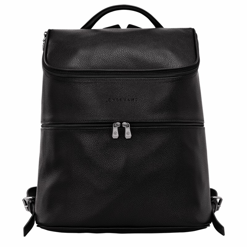 Sacs à Dos Longchamp Le FOULONNÉ Homme Noir Soldes | L1617021047-